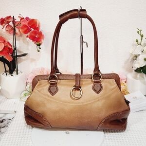 Bcbgmaxazria *Authentic* Ombre Brown Large Satchel
